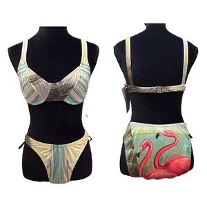 NICOLE MILLER ✨ 2 piece Bathing Suit✨ Size  12 ~ VINTAGE